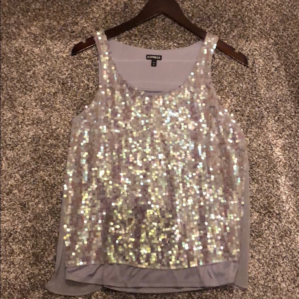 Express Sequined Tank